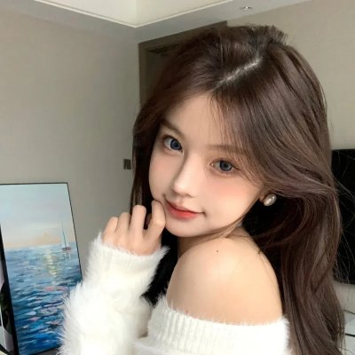 穿风信子蓝的少女